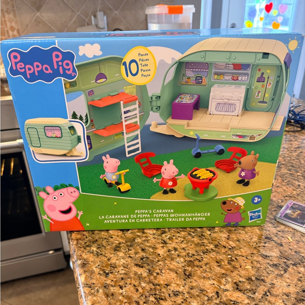 Hasbro Peppa Pig Green Caravan Playset